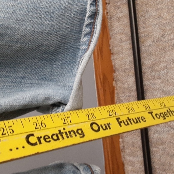 LOFT Light Blue Straight Leg Jeans - Picture 7 of 12